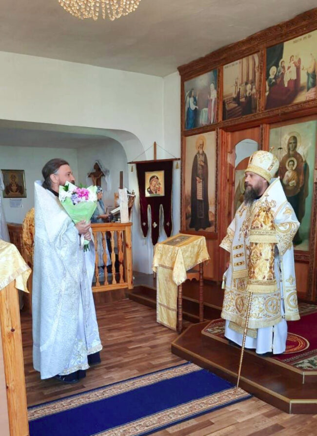 Праздничная божественная литургия в день Рождества Иоанна Предтечи  в п.Усть-Баргузин