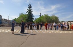 В селе Хоринск прошел митинг, посвященный Дню памяти и скорби